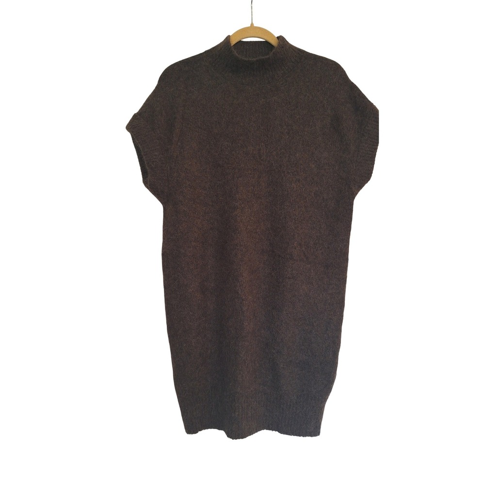Banana Republic Tunic Sweater Alpaca Blend Fuzzyโ Soft Knit size M